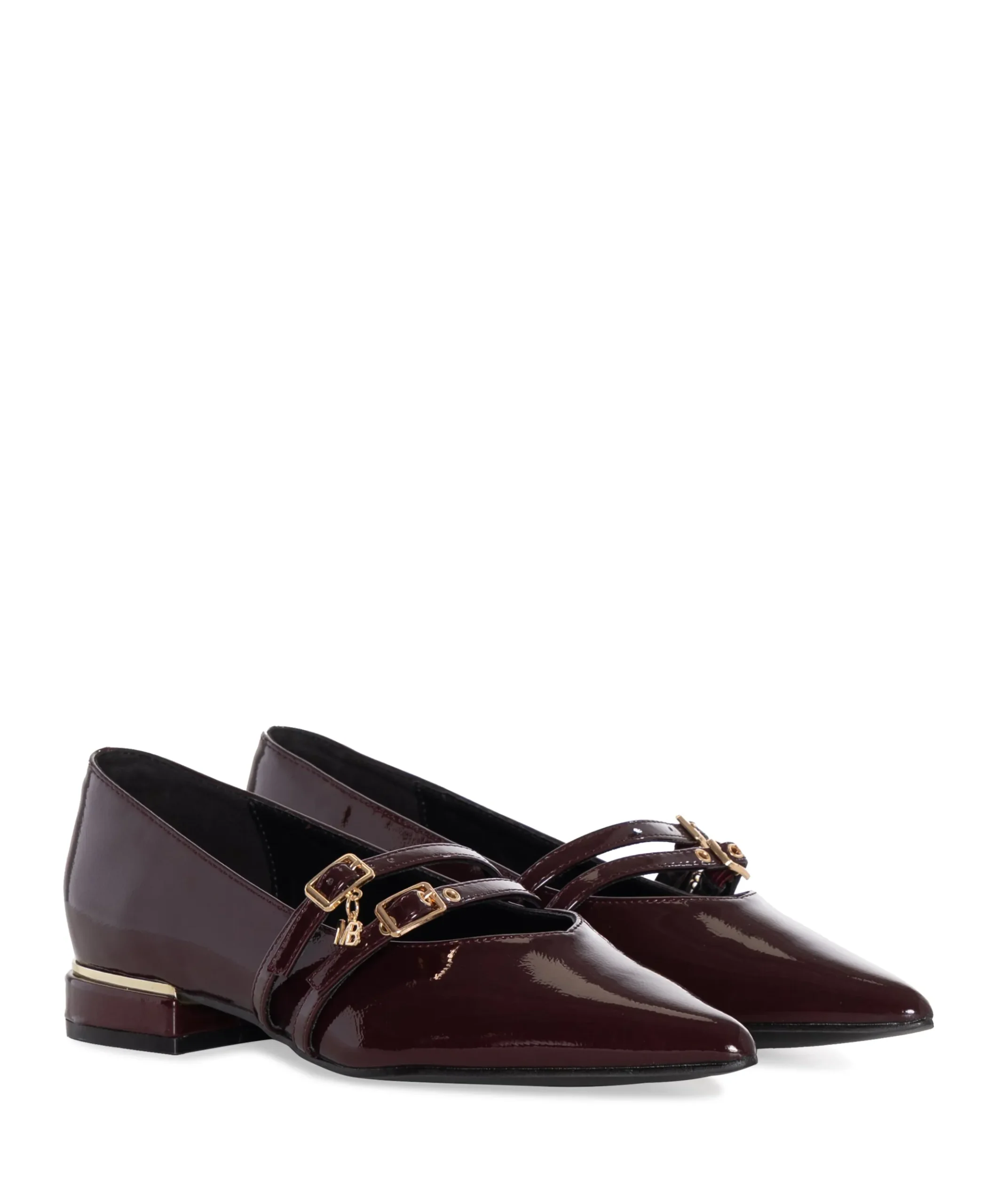 Agiany dames loafers bordeaux