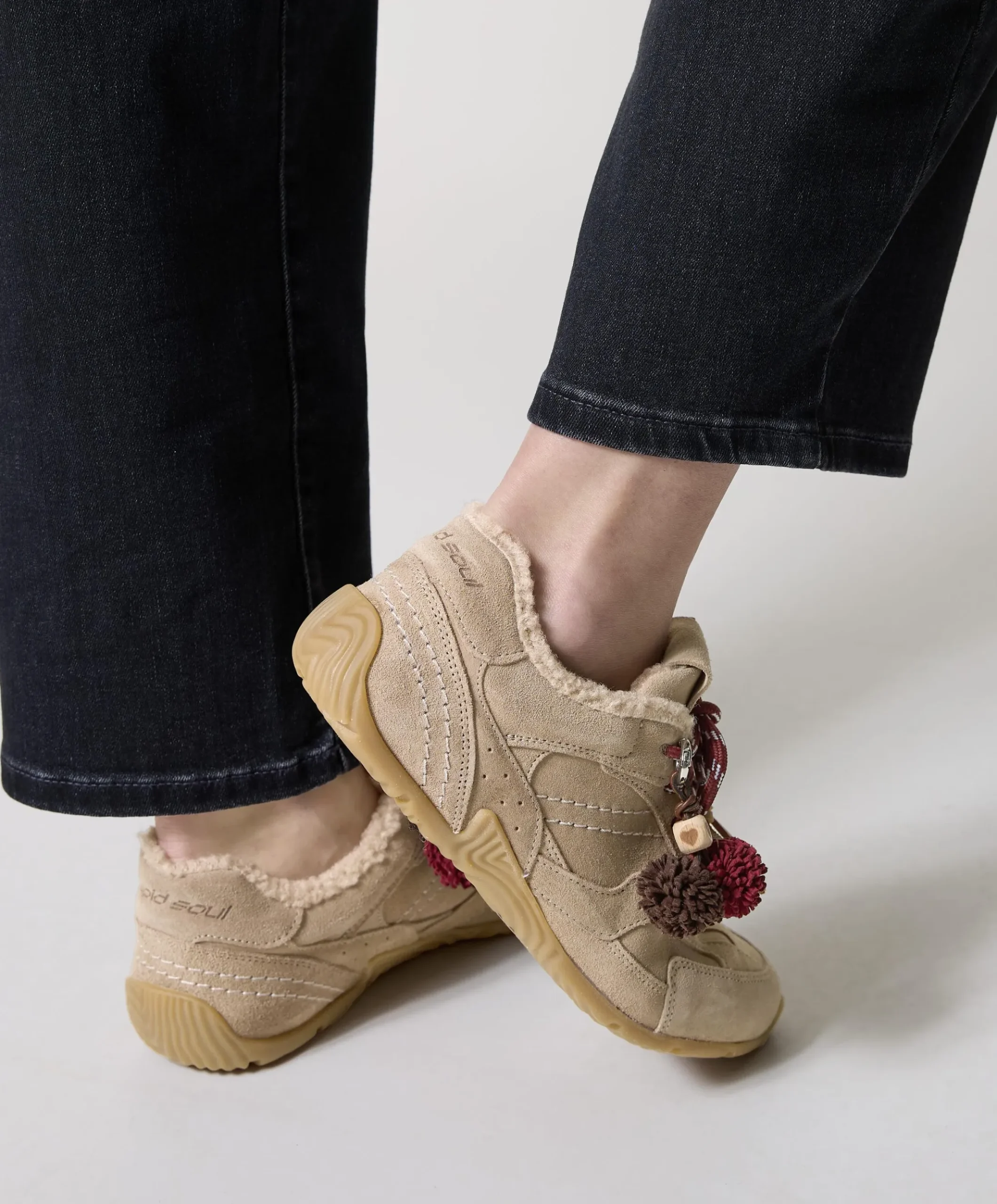 Alexia dames sneakers beige