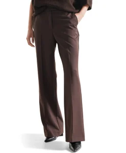 ALICE wb 453 wide leg long dames broek bruin