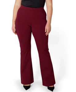 Allie dames broek bordeaux