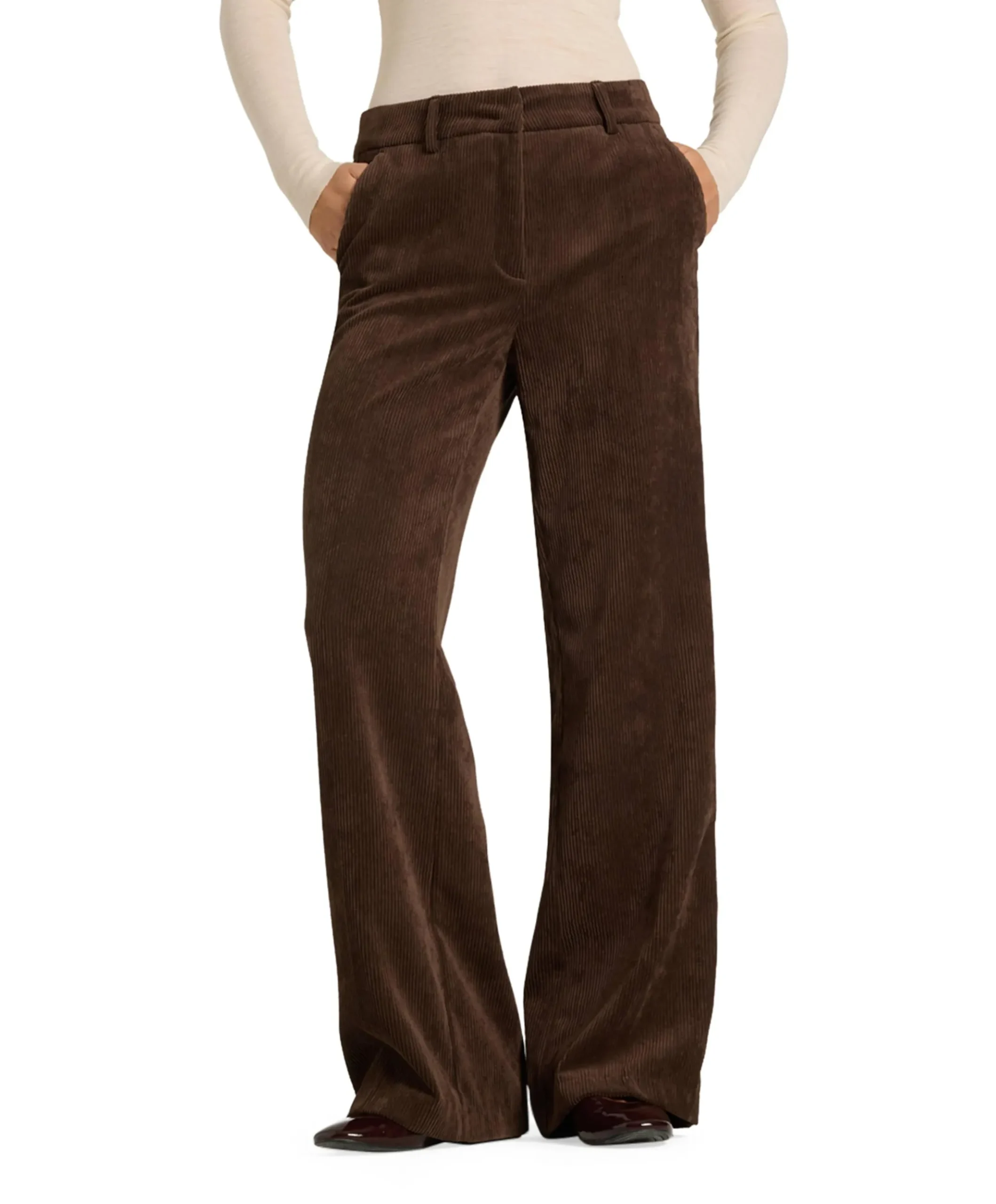 Amelie dames broek bruin