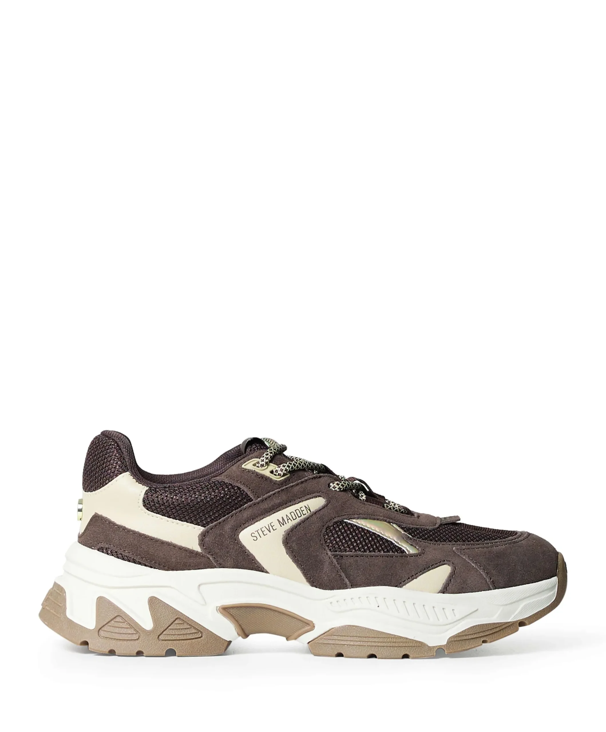 Ample dames sneakers bruin