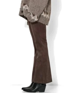 Antonia Bootcut dames broek bruin