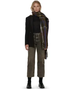 Audrey Straight Pocket dames jeans grijs