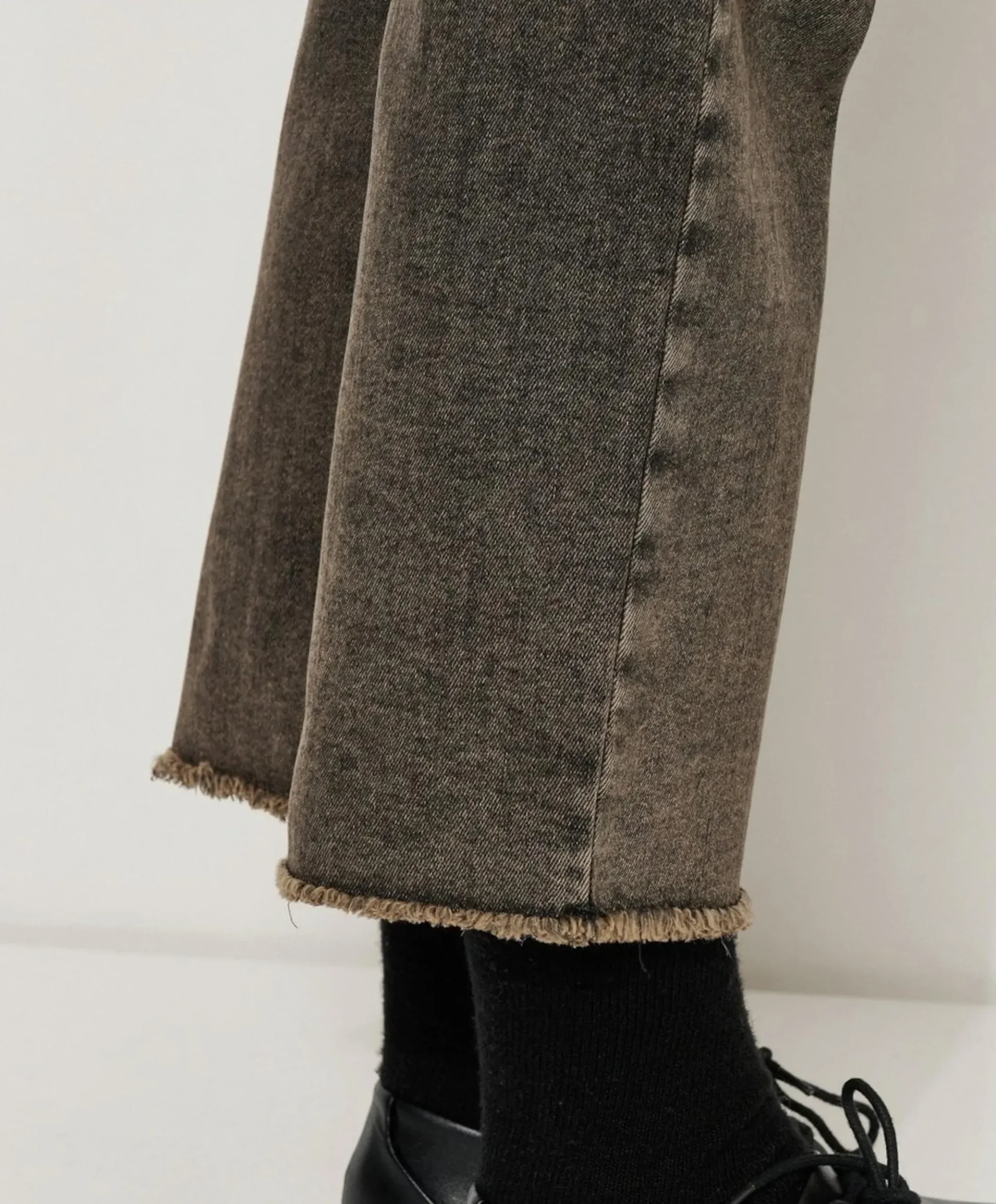 Audrey Straight Pocket dames jeans grijs