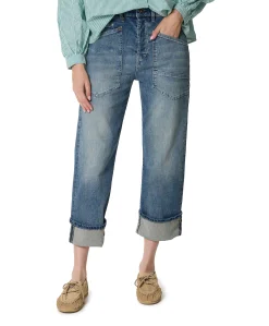 BAGGY dames jeans blauw