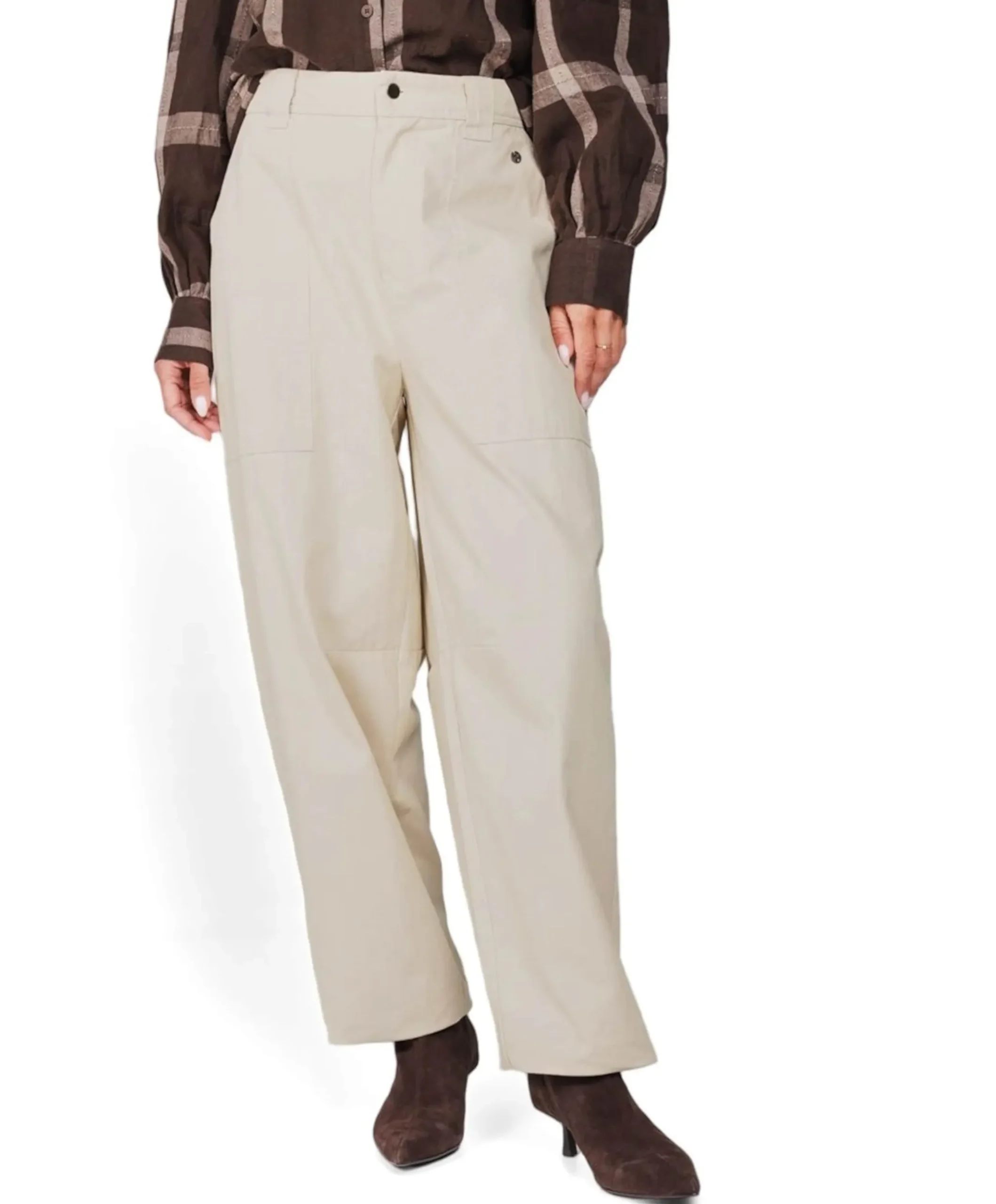 Balloon dames broek beige