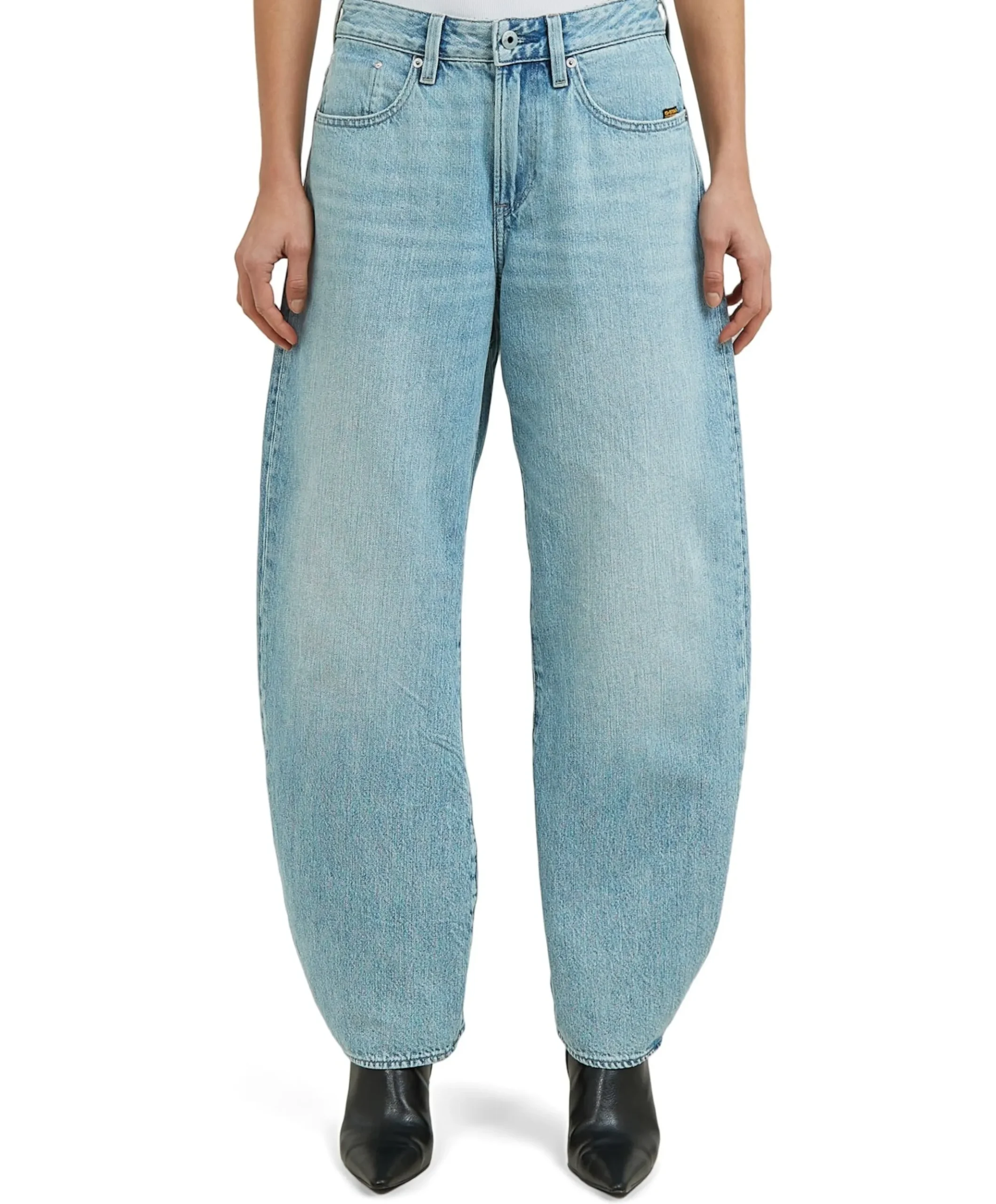 Barrel 3D Loose Wmn dames jeans blauw
