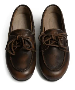 Boat Loafer Brushed dames mocassins bruin
