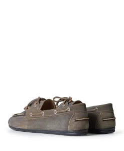 Boat Loafer Brushed dames mocassins grijs