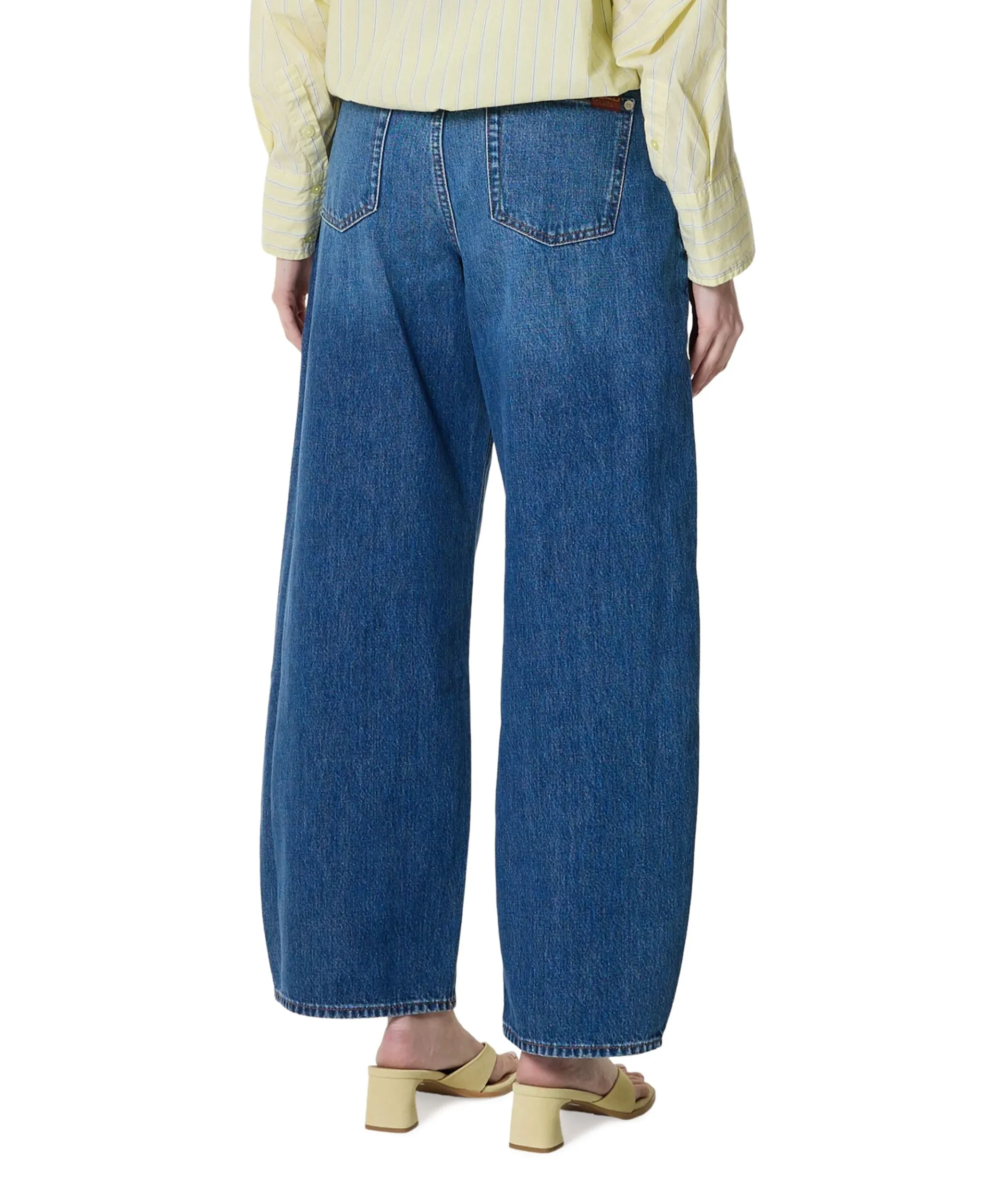 Bonnie Curvilinear dames jeans blauw