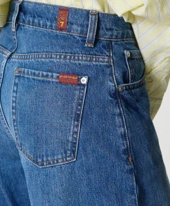 Bonnie Curvilinear dames jeans blauw