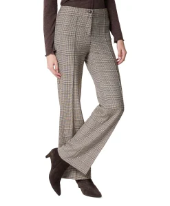 Bootcut Slim dames broek beige