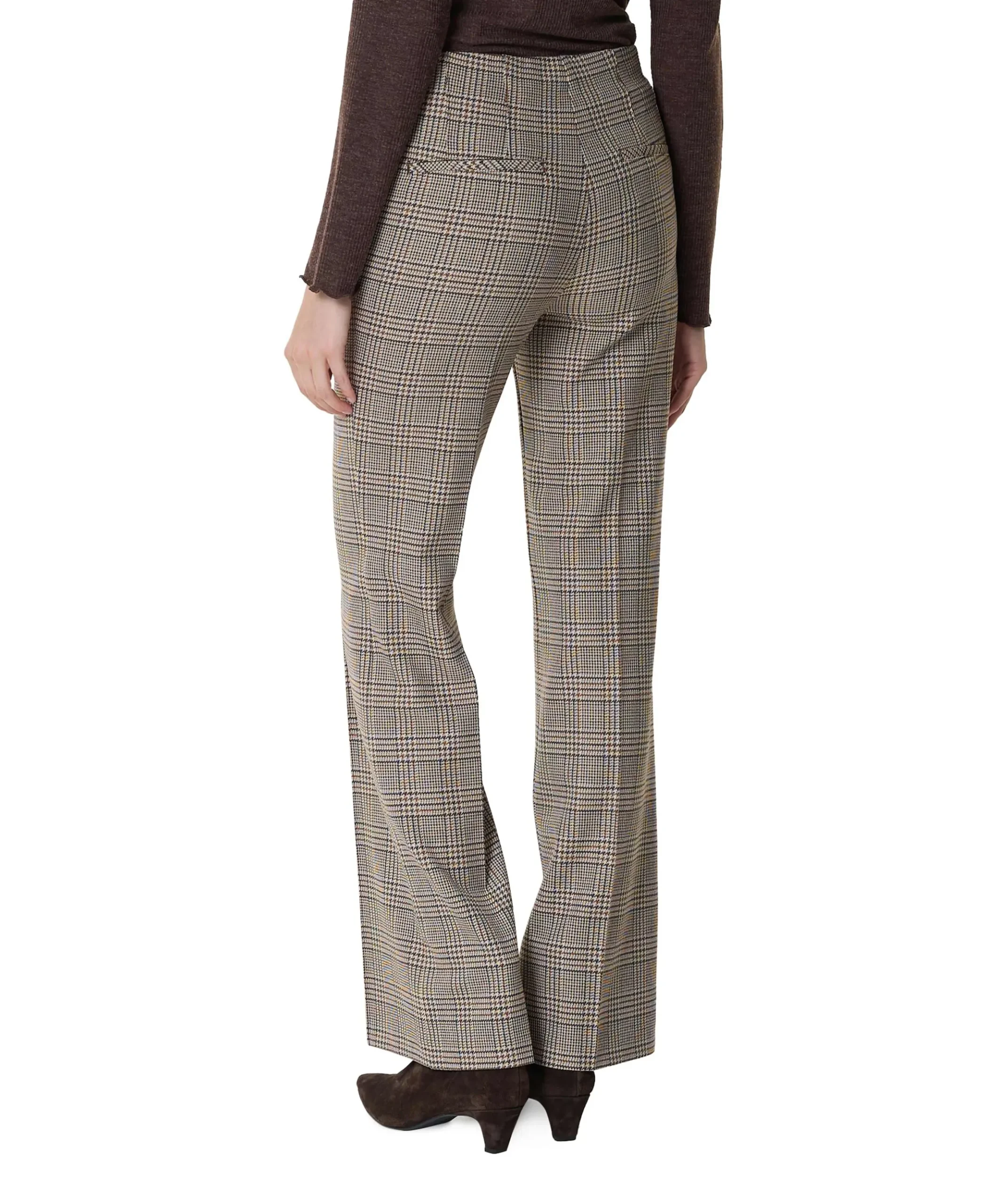 Bootcut Slim dames broek beige