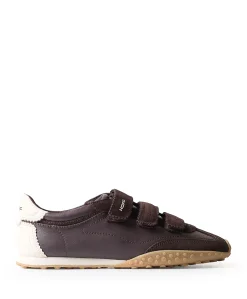BRIDGE VELCROS dames sneakers bruin