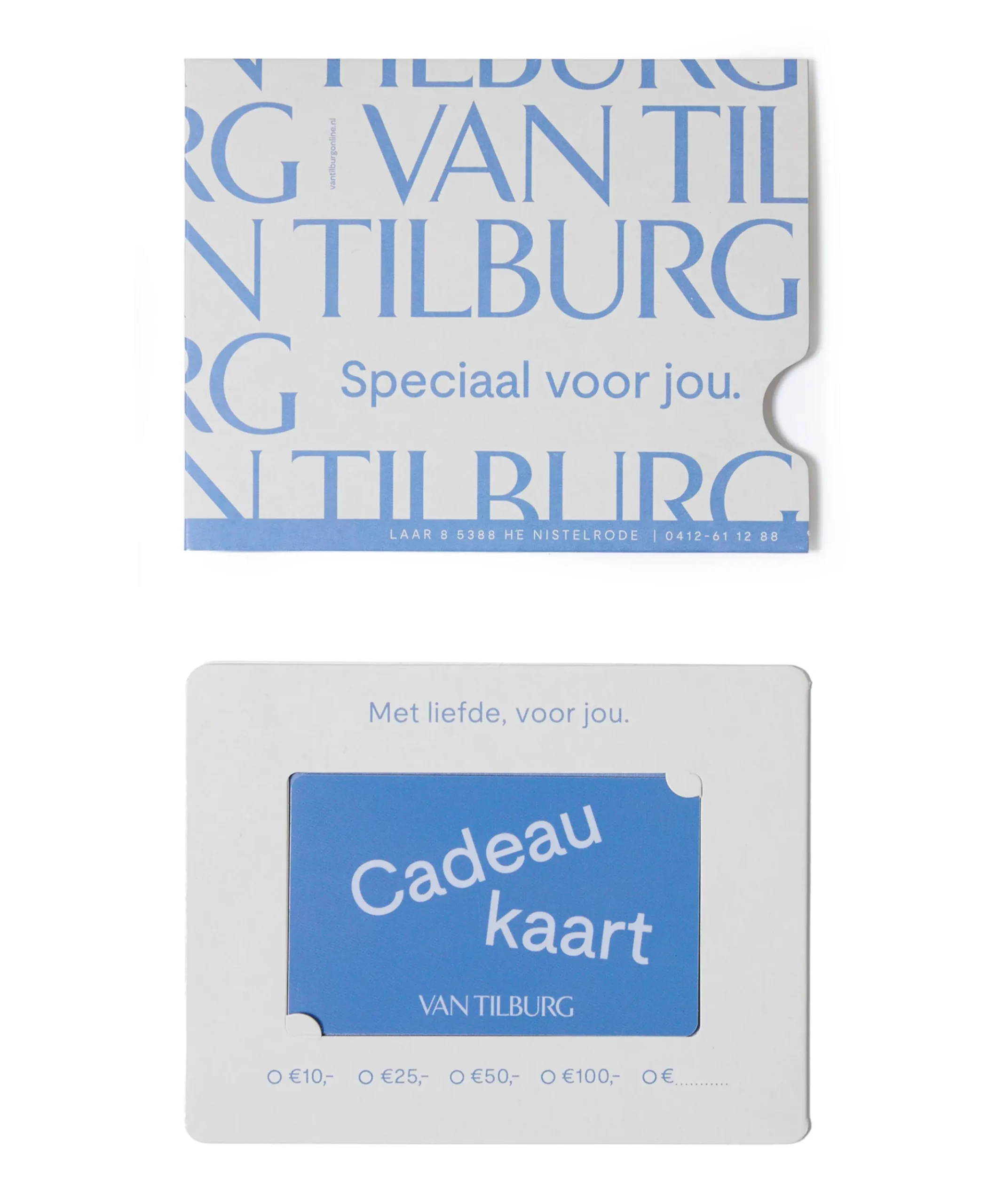 Cadeaukaart blauw