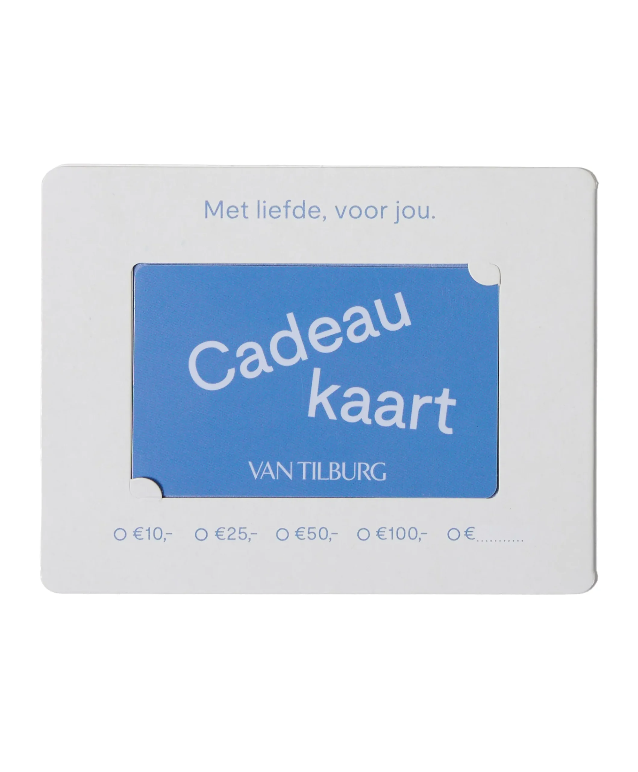 Cadeaukaart blauw