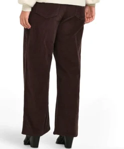 CARHOPE GLOBAL EX HW WIDE CORD PNT dames broek bruin