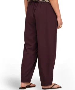 CARVERAS HW BARREL TAILORED TL dames broek paars