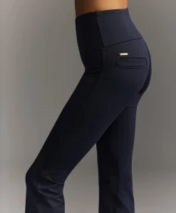Celine Flared Leggings dames tights blauw