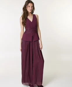 CFC 20458 dames jumpsuit bordeaux