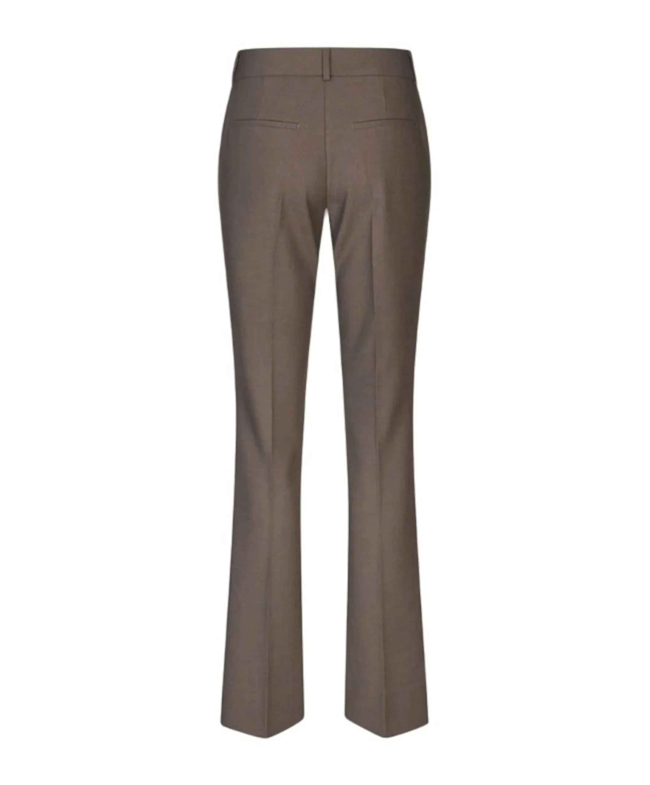 CLARAFV 826 MUD BROWN MELANGE dames pantalon bruin
