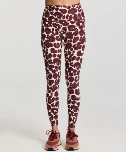 Classic High Waistband dames tights bordeaux