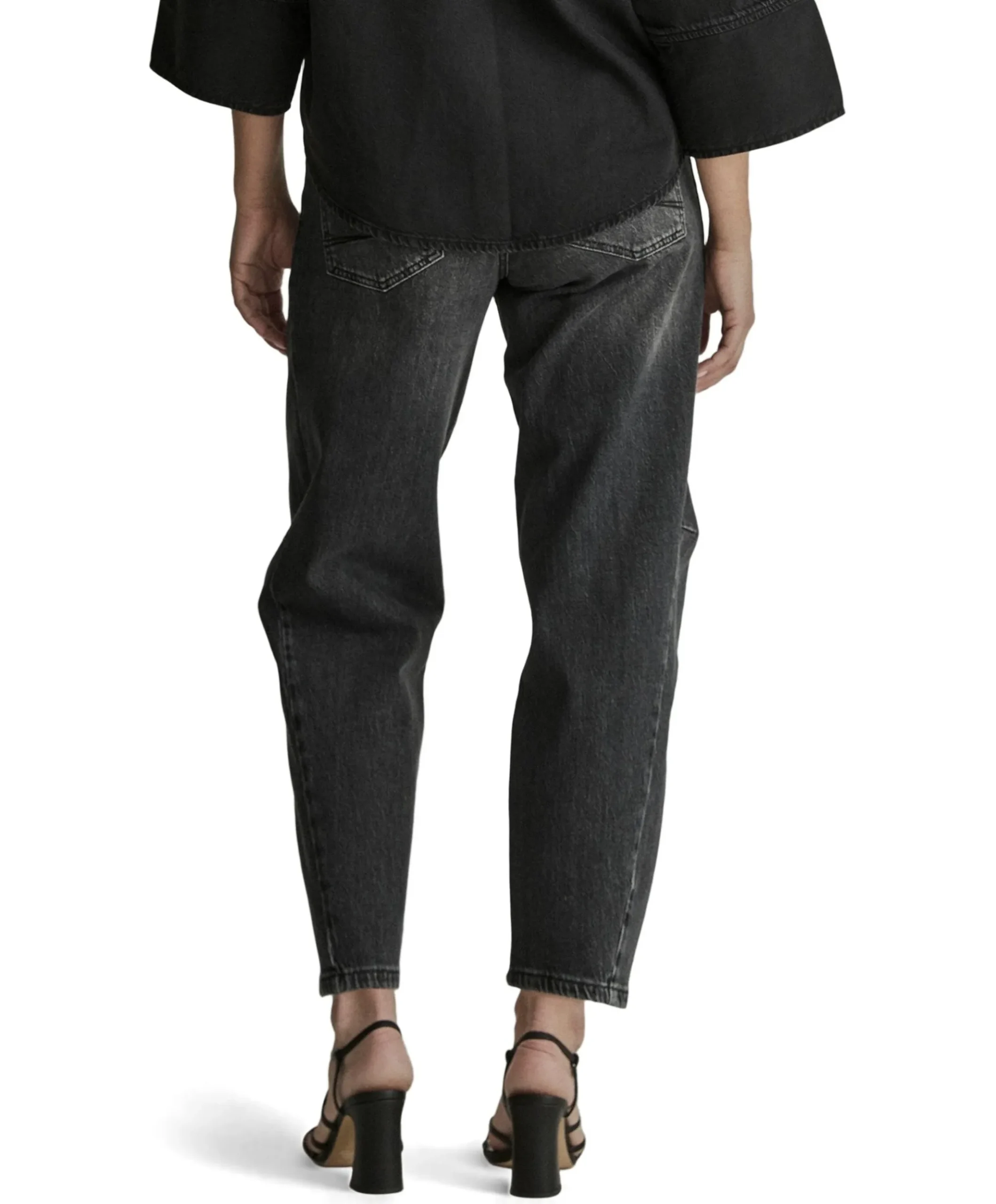 Coco (Barrel) - D20 dames jeans zwart