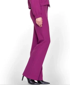 Comfy dames broek paars