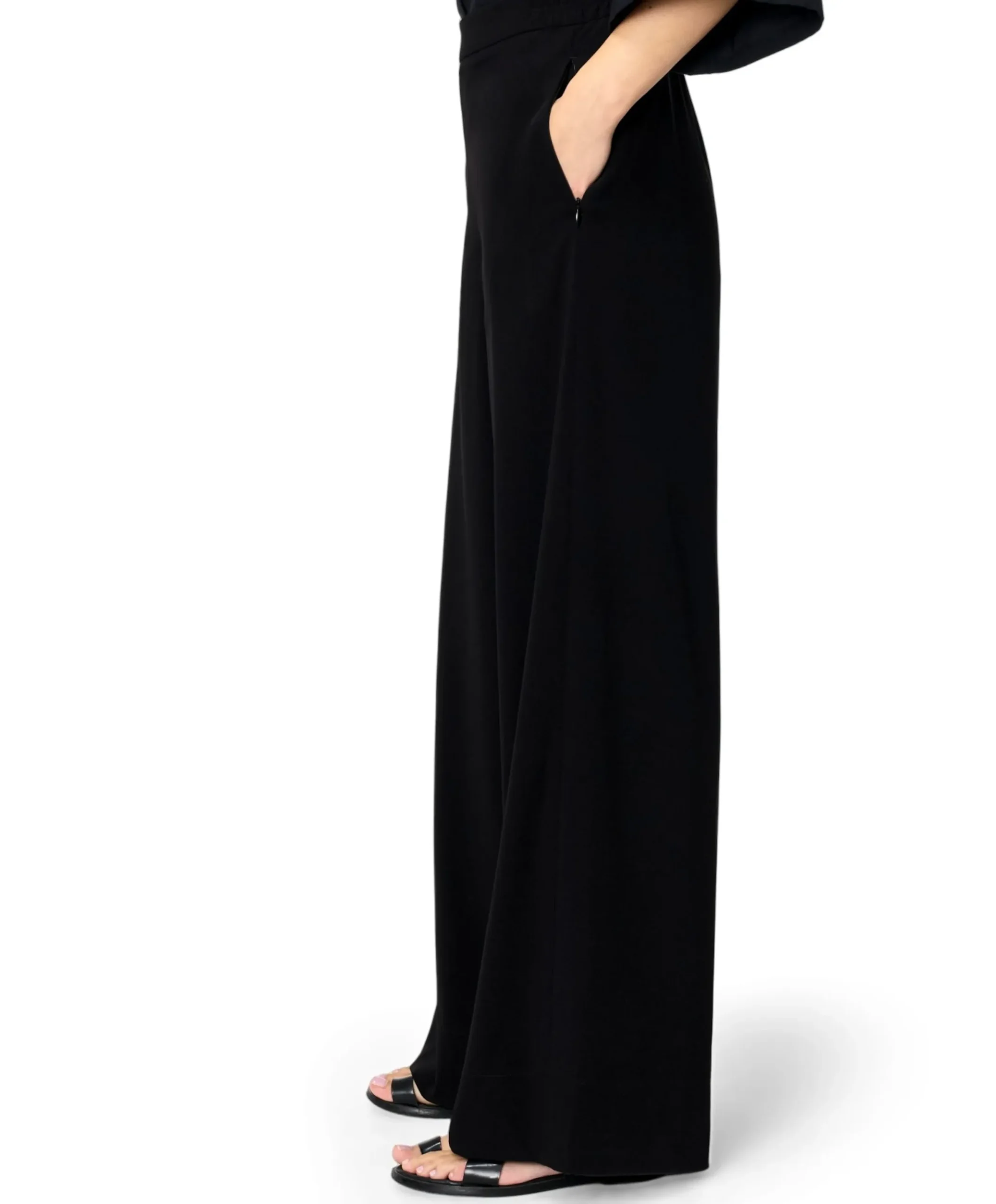 CORALIE dames pantalon zwart