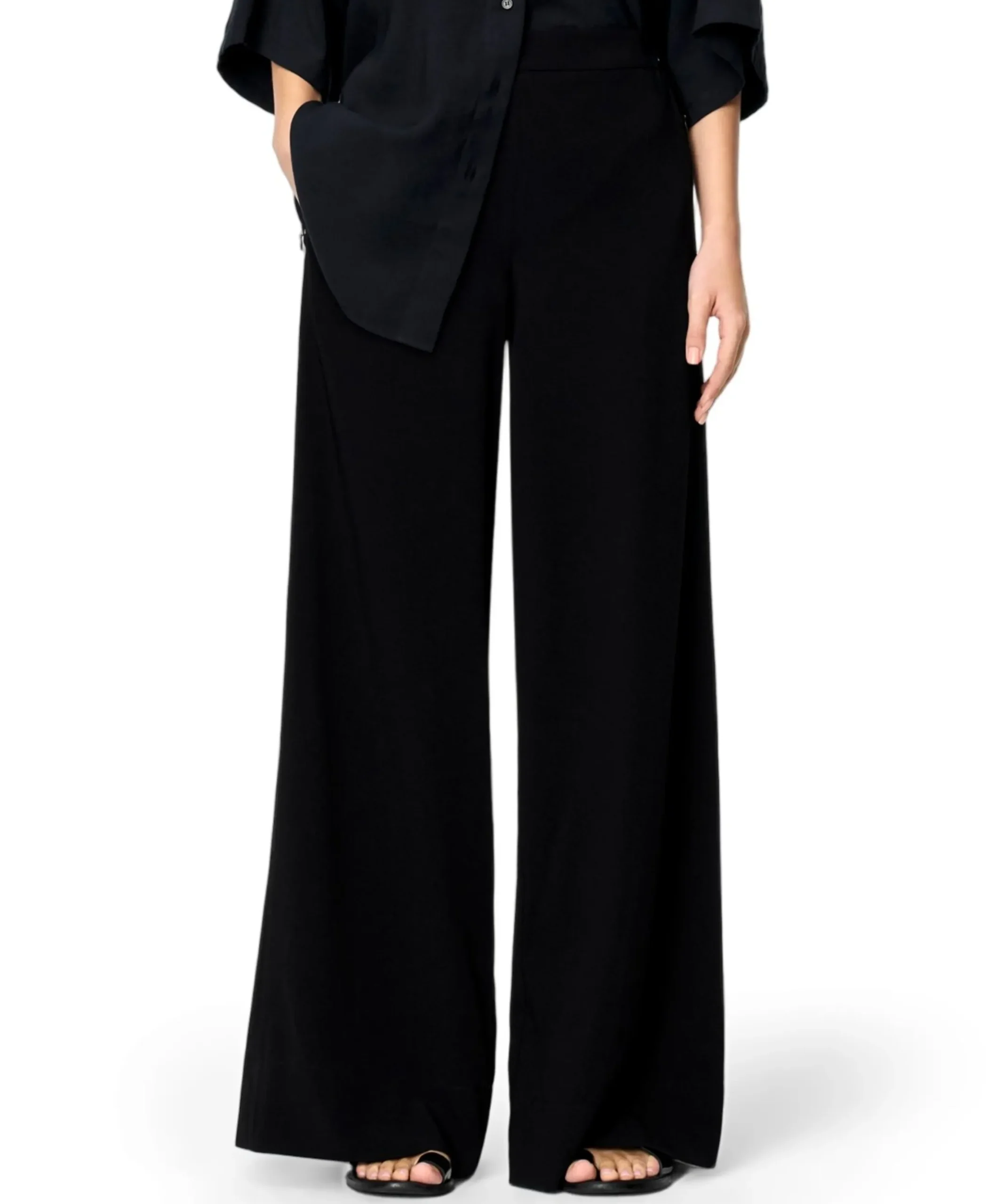 CORALIE dames pantalon zwart