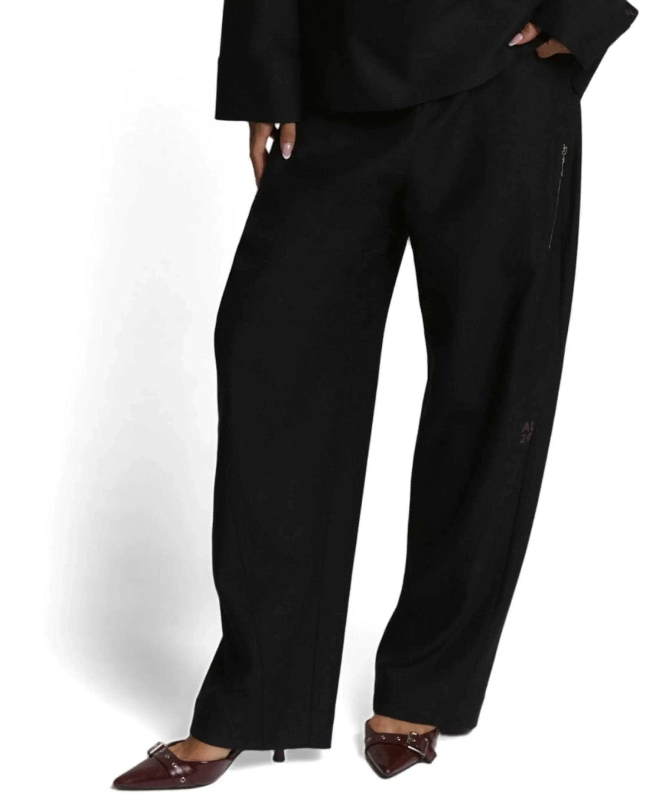 CUTSEAM dames broek zwart