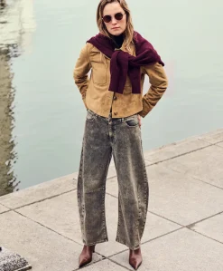 DAKOTA dames jeans bruin