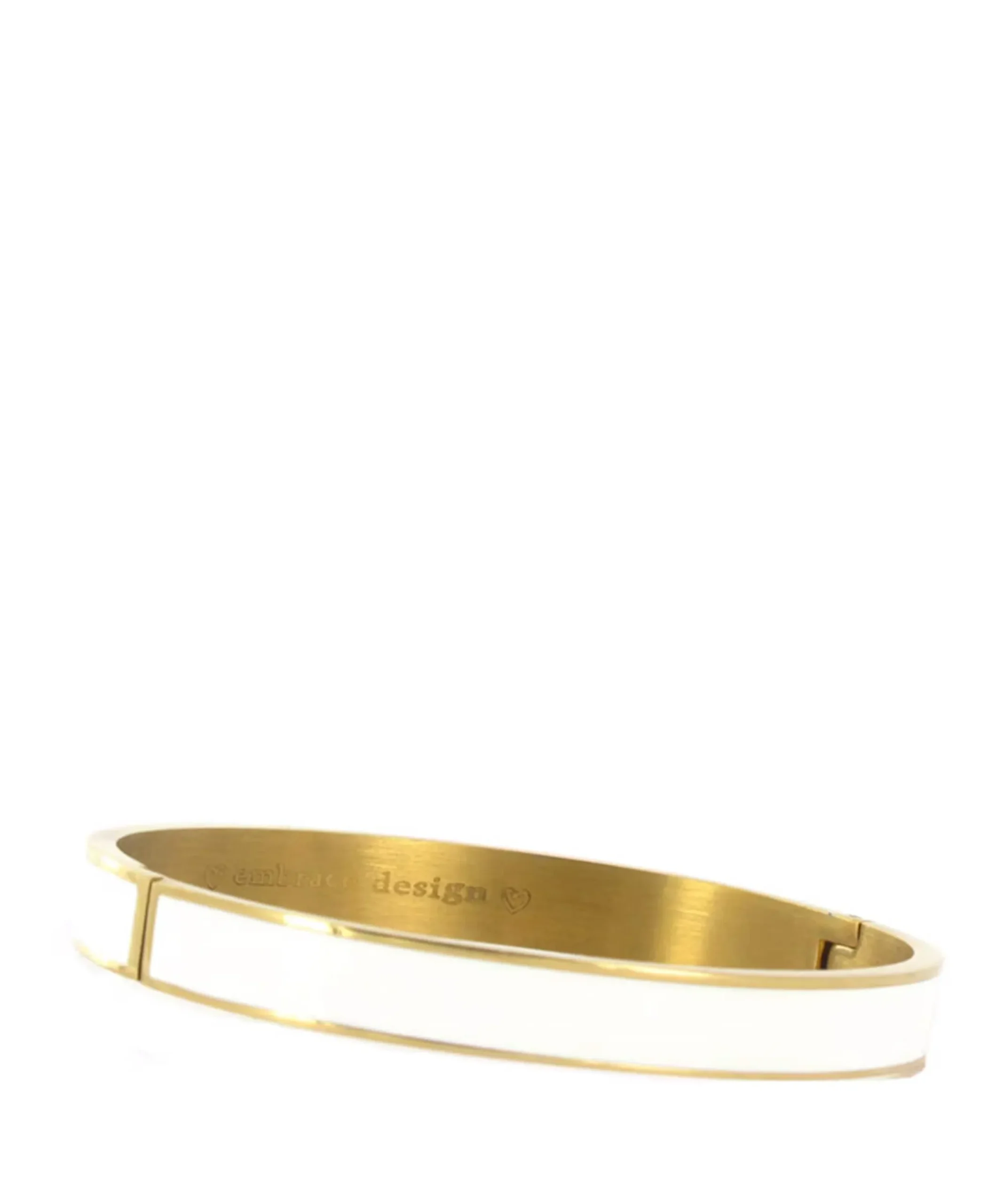 Dames armband ecru