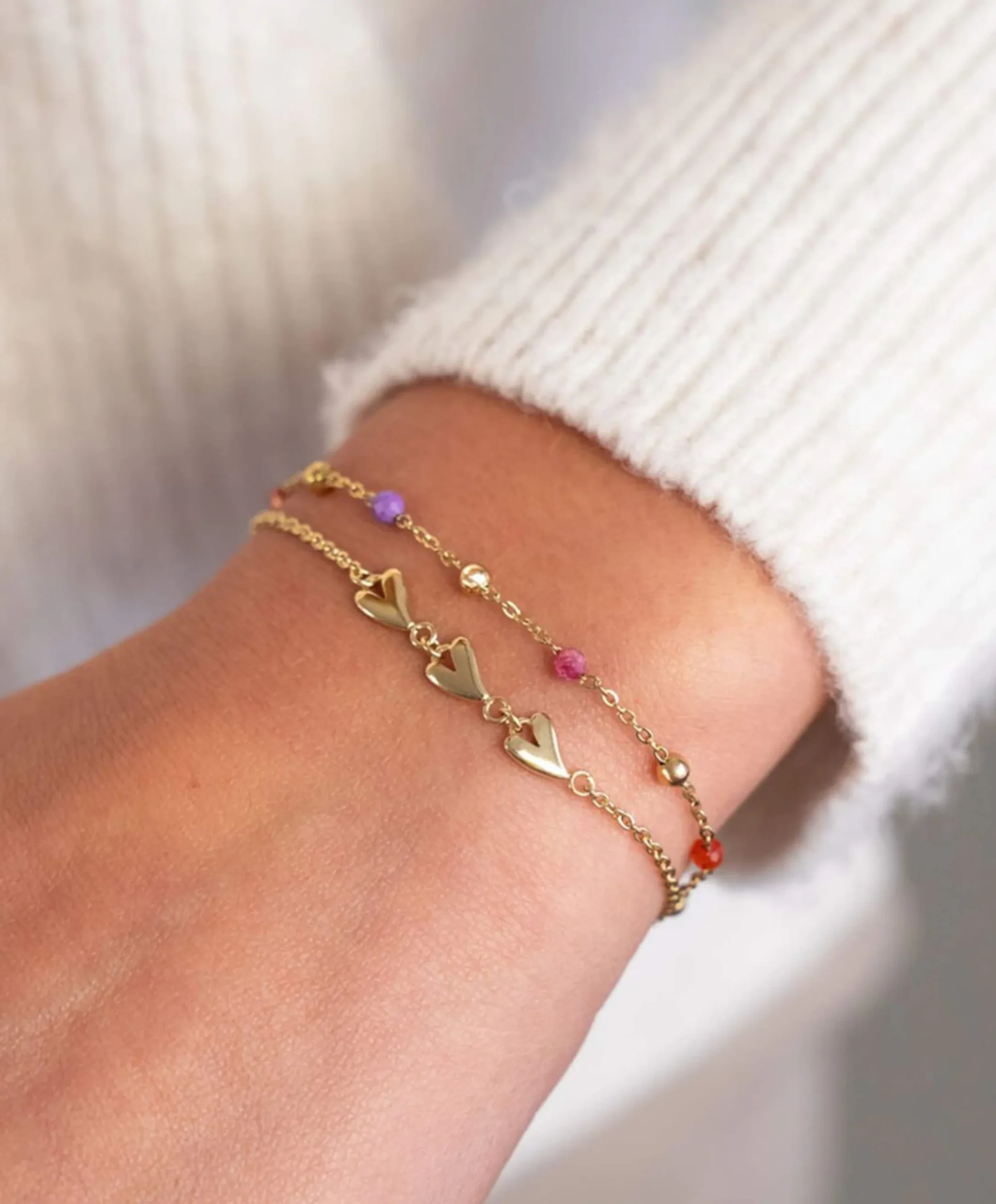 Dames armband goud