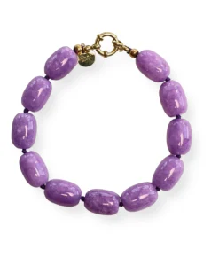 Dames armband paars