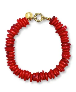 Dames armband rood
