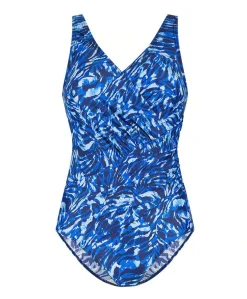 Dames badpak blauw