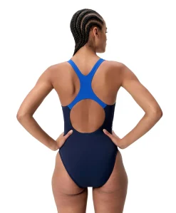 Dames badpak blauw