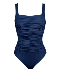 Dames badpak blauw