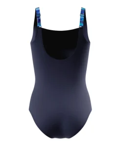 Dames badpak blauw