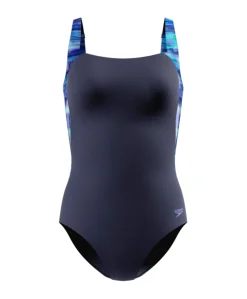 Dames badpak blauw