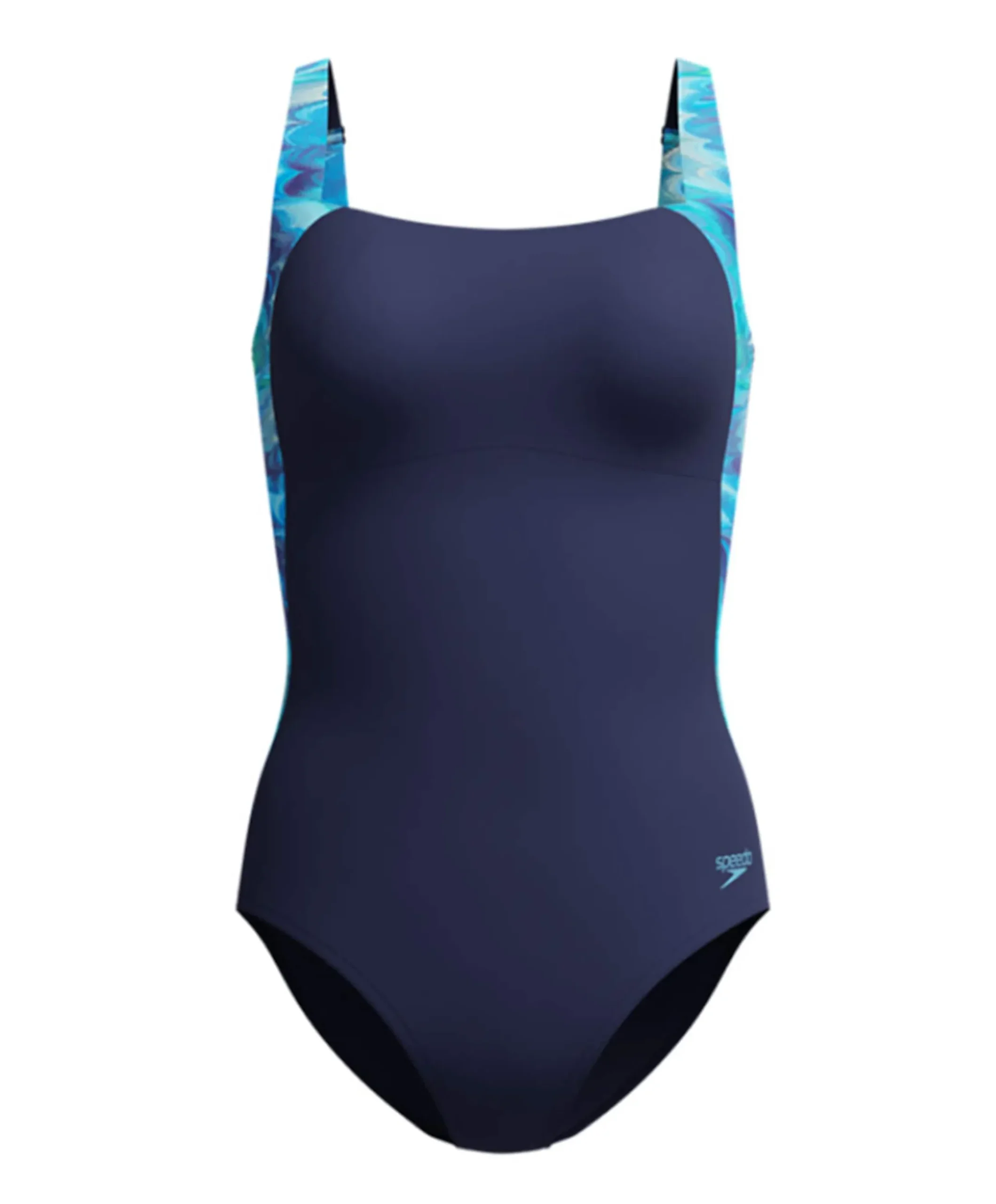 Dames badpak blauw