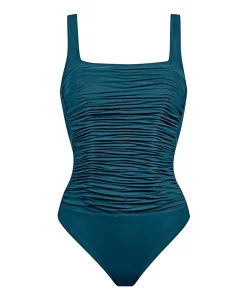 Dames badpak blauw
