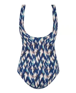 Dames badpak blauw