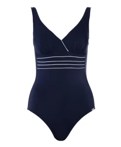 Dames badpak blauw