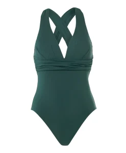 Dames badpak groen