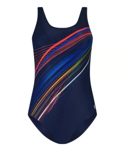 Dames badpak multicolor