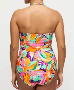 Dames badpak multicolor