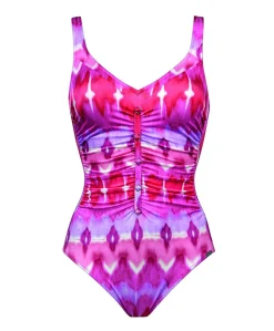 Dames badpak roze